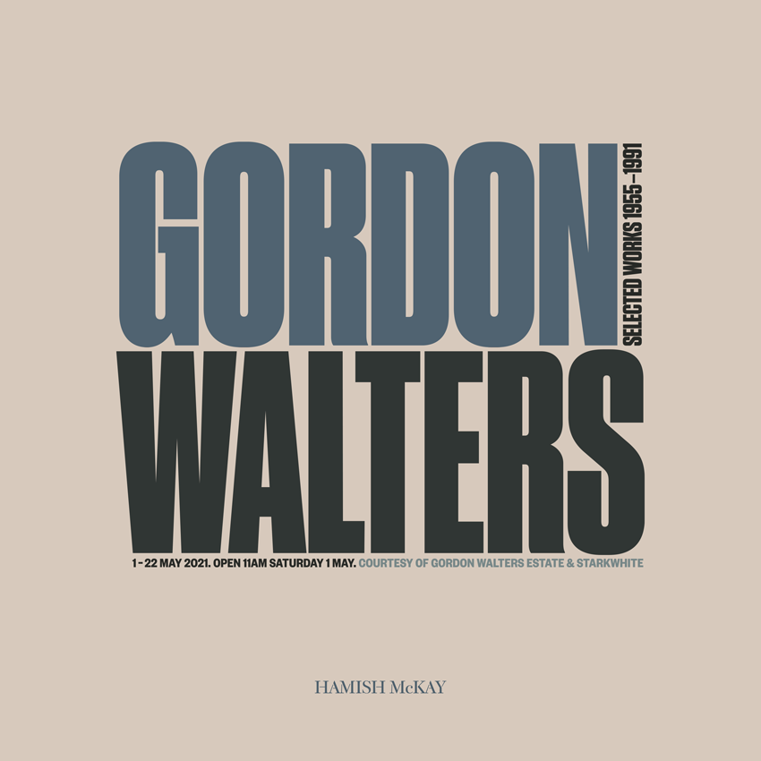 Gordon Walters — Selected Works 1955–1991