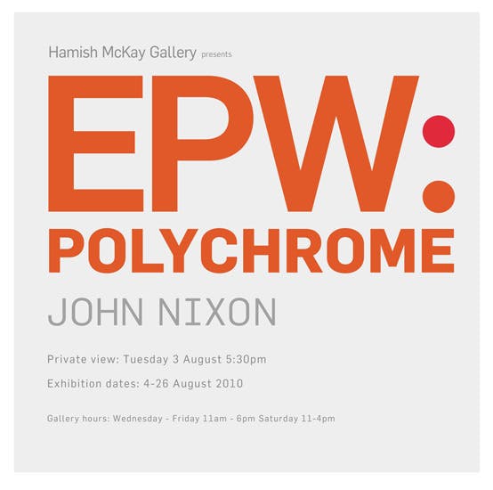 John Nixon - EPW: Polychrome